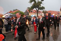 Bild: Bauernheer wurde nass gemacht