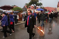 Bild: Bauernheer wurde nass gemacht