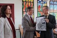 Ramelow besuchte Kyffhäusergymnasium Bild: Ramelow besuchte Kyffhäusergymnasium