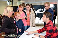 Luca Hänni in der Marktpassage Bild: Luca Hänni in der Marktpassage