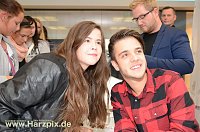 Luca Hänni in der Marktpassage Bild: Luca Hänni in der Marktpassage