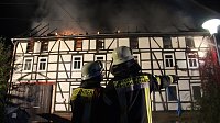 Brand in Bischhagen Bild: Brand in Bischhagen