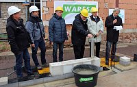 Grundsteinlegung für neues Wohn- und Geschäftshaus Bild: Grundsteinlegung für neues Wohn- und Geschäftshaus