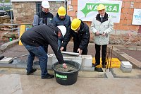 Grundsteinlegung für neues Wohn- und Geschäftshaus Bild: Grundsteinlegung für neues Wohn- und Geschäftshaus