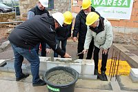 Grundsteinlegung für neues Wohn- und Geschäftshaus Bild: Grundsteinlegung für neues Wohn- und Geschäftshaus