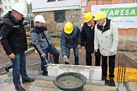 Grundsteinlegung für neues Wohn- und Geschäftshaus Bild: Grundsteinlegung für neues Wohn- und Geschäftshaus