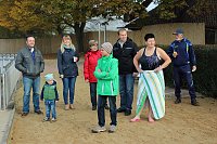 Bild: Brrr! Sehr k&uuml;hl beim Abbaden