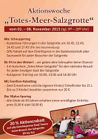 Aktionswoche Totes-Meer-Salzgrotte in der Kyffhäuser-Therme Bild: Aktionswoche Totes-Meer-Salzgrotte in der Kyffhäuser-Therme