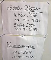 Bild: Andrang beim Spielsachenbasar