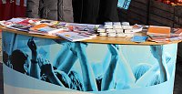 Infostand gegen häusliche Gewalt Bild: Infostand gegen häusliche Gewalt