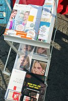 Infostand gegen häusliche Gewalt Bild: Infostand gegen häusliche Gewalt