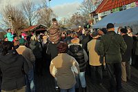 Bild: In Jecha kam der Nikolaus mit der Feuerwehr
