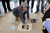 Graffiti-Workshops in der Östertalschule Bild: Graffiti-Workshops in der Östertalschule