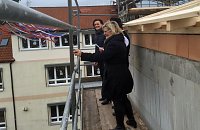 Bild: Richtfest an Schule in Oldisleben