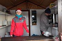 Weihnachtstauchen am Bebraer Teich Bild: Weihnachtstauchen am Bebraer Teich