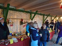 Bild: Weihnachtliche Atmosph&auml;re zum Weihnachtsmarkt in der Kindervilla