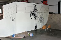 Bild: Graffiti K&uuml;nstler in der SkateArena