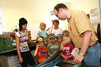 "Bebraspatzen" in der Buchdruckerei Bild: "Bebraspatzen" in der Buchdruckerei