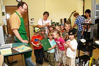 "Bebraspatzen" in der Buchdruckerei Bild: "Bebraspatzen" in der Buchdruckerei
