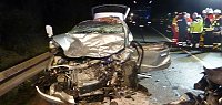 Bild: Schwerer Unfall auf der B4