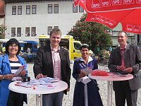 Wahlkampftour der SPD Bild: Wahlkampftour der SPD