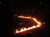 Bild: Osterfeuer am DOMIZIL