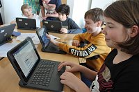 Bild: Digitale Welt im Klassenzimmer