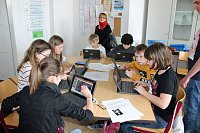Bild: Digitale Welt im Klassenzimmer