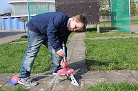 Bild: Raketenstart in Bad Frankenhausen