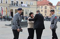 Bild: Vereidigung auf dem Marktplatz