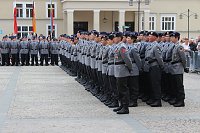 Bild: Vereidigung auf dem Marktplatz