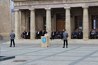 Bild: Vereidigung auf dem Marktplatz