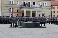 Bild: Vereidigung auf dem Marktplatz