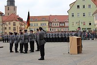Bild: Vereidigung auf dem Marktplatz