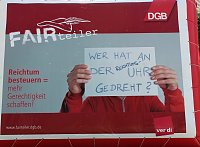 Bild: Wer hat an der Reichtumsuhr gedreht?