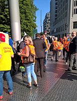 Auch Gewerkschafter aus dem Kyffhäuserkreis dabei Bild: Auch Gewerkschafter aus dem Kyffhäuserkreis dabei