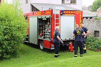 Bild: Mit der Feuerwehr zum Jubil&auml;um