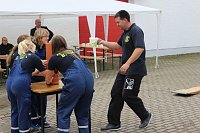 Unwettereinsatz auf Feuerwehrfest in Bebra Bild: Unwettereinsatz auf Feuerwehrfest in Bebra