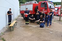 Unwettereinsatz auf Feuerwehrfest in Bebra Bild: Unwettereinsatz auf Feuerwehrfest in Bebra
