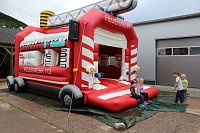 Unwettereinsatz auf Feuerwehrfest in Bebra Bild: Unwettereinsatz auf Feuerwehrfest in Bebra