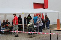 Unwettereinsatz auf Feuerwehrfest in Bebra Bild: Unwettereinsatz auf Feuerwehrfest in Bebra