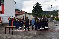 Unwettereinsatz auf Feuerwehrfest in Bebra Bild: Unwettereinsatz auf Feuerwehrfest in Bebra
