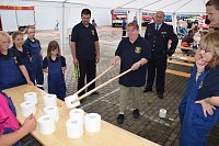Unwettereinsatz auf Feuerwehrfest in Bebra Bild: Unwettereinsatz auf Feuerwehrfest in Bebra