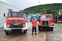Unwettereinsatz auf Feuerwehrfest in Bebra Bild: Unwettereinsatz auf Feuerwehrfest in Bebra