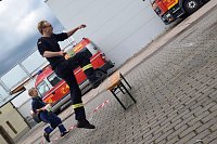 Unwettereinsatz auf Feuerwehrfest in Bebra Bild: Unwettereinsatz auf Feuerwehrfest in Bebra