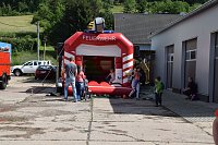 Unwettereinsatz auf Feuerwehrfest in Bebra Bild: Unwettereinsatz auf Feuerwehrfest in Bebra