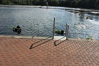 Grasmahd im Bebraer Teich Bild: Grasmahd im Bebraer Teich