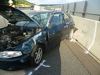 Unfall auf der Autobahn Bild: Unfall auf der Autobahn