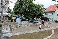 Mit Festakt schiefer Turm als gerettet gefeiert Bild: Mit Festakt schiefer Turm als gerettet gefeiert