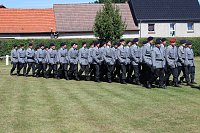 Bild: Traumhaftes Sommerwetter bei Vereidigung